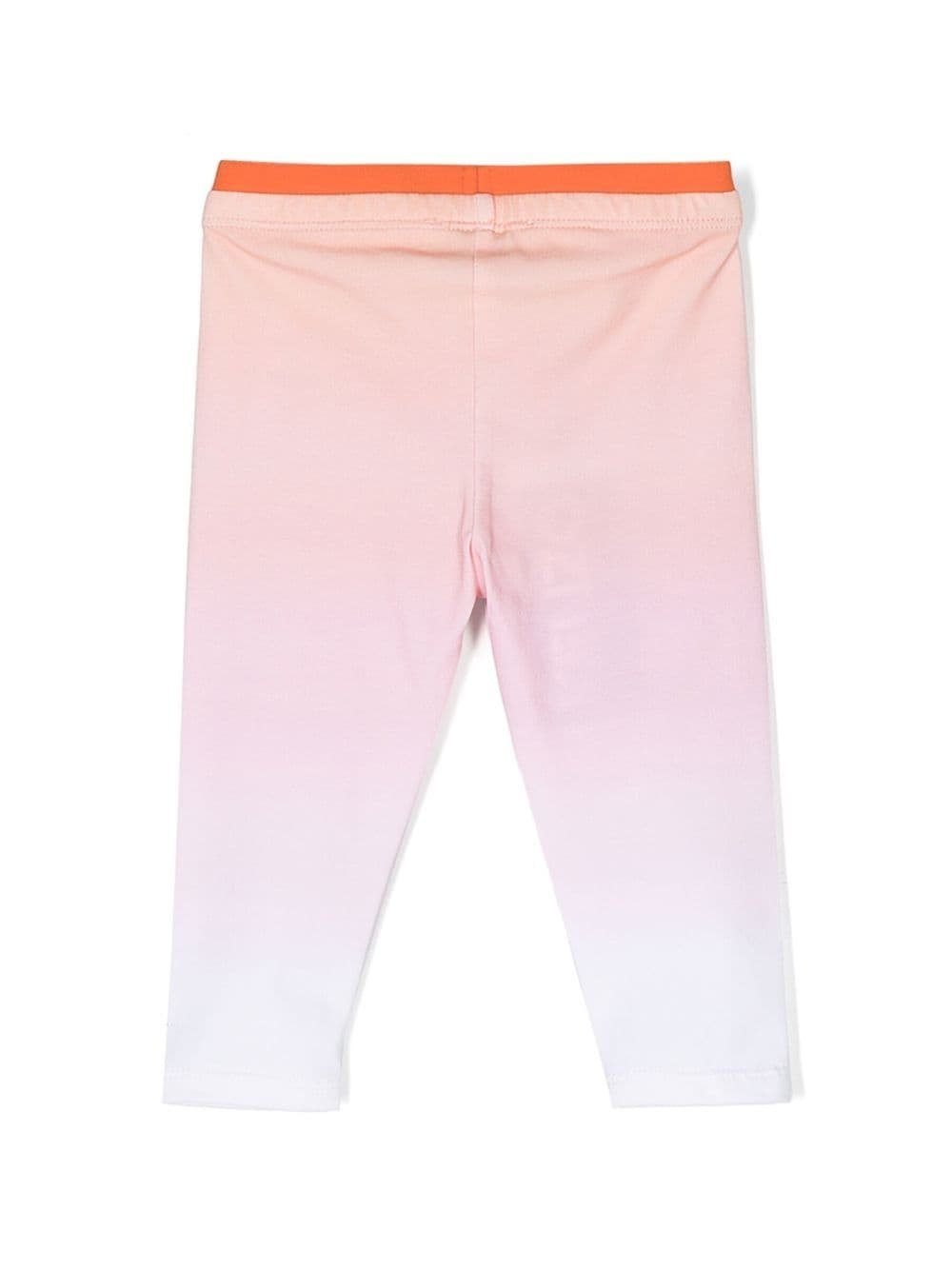 Kenzo Gradient-effect Leggings In Pink