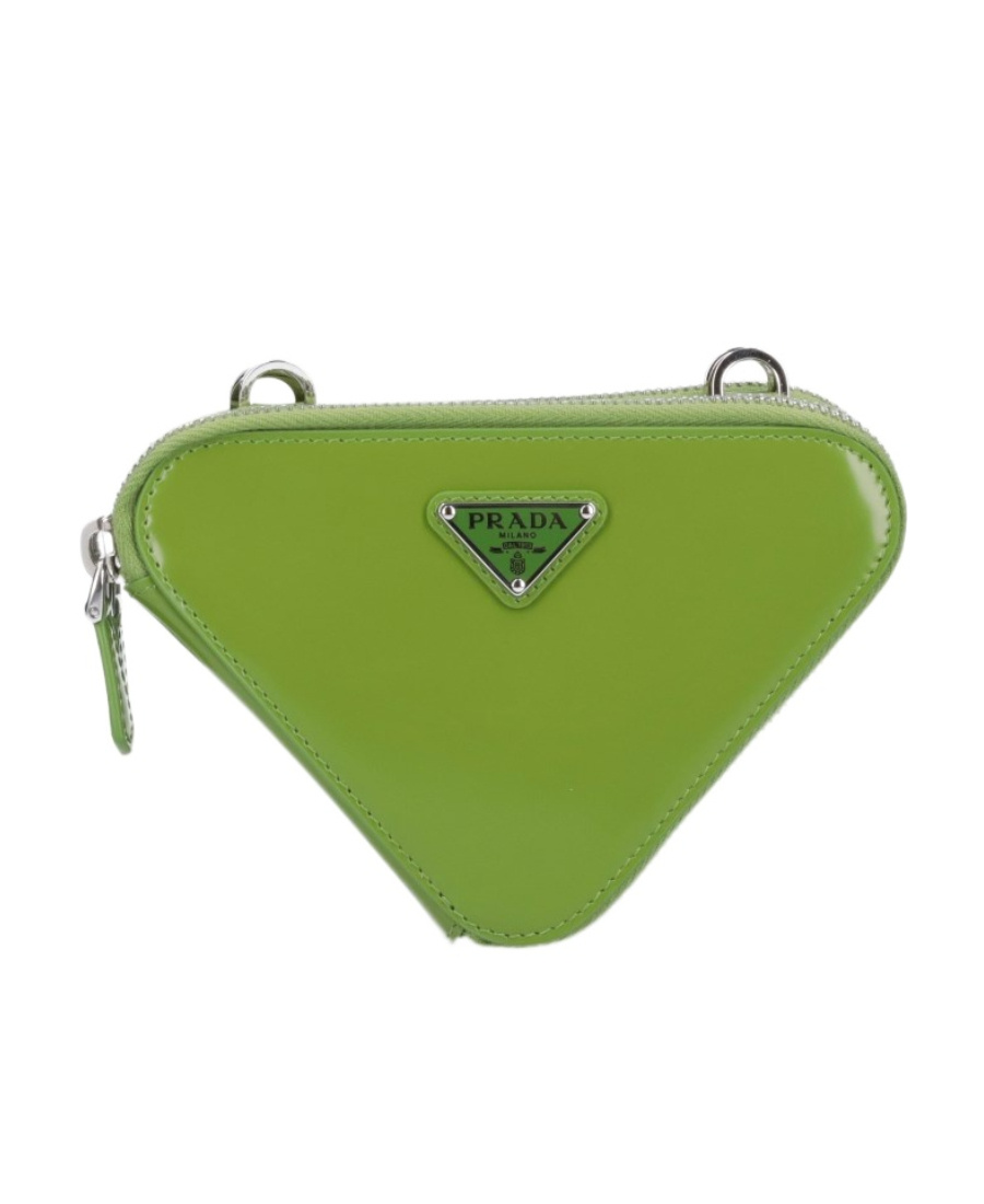 Shop Prada Logo-plaque Mini Bag In Green