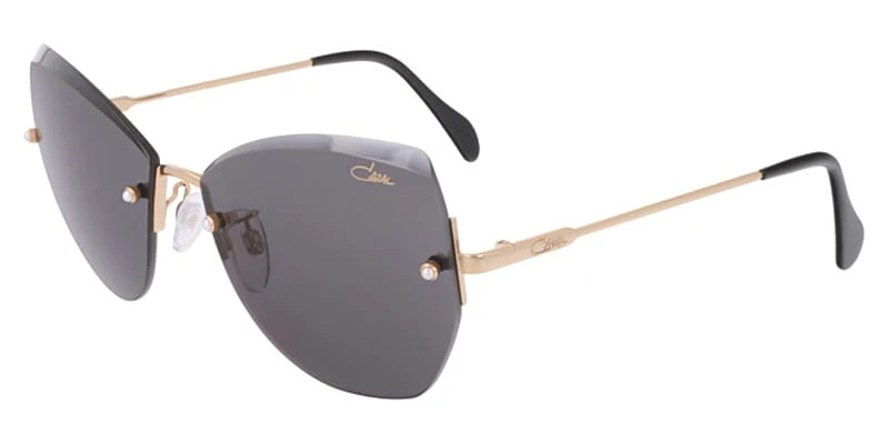 Cazal Frameless Cat-eye Sunglasses In Gray