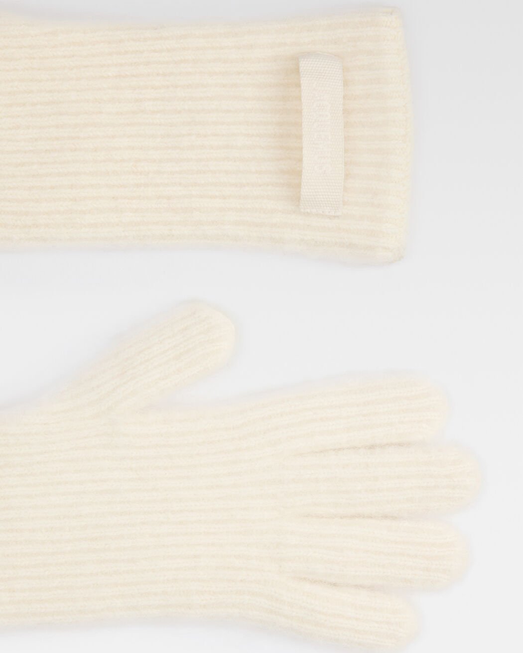 Jacquemus Wool Logo Gloves In White