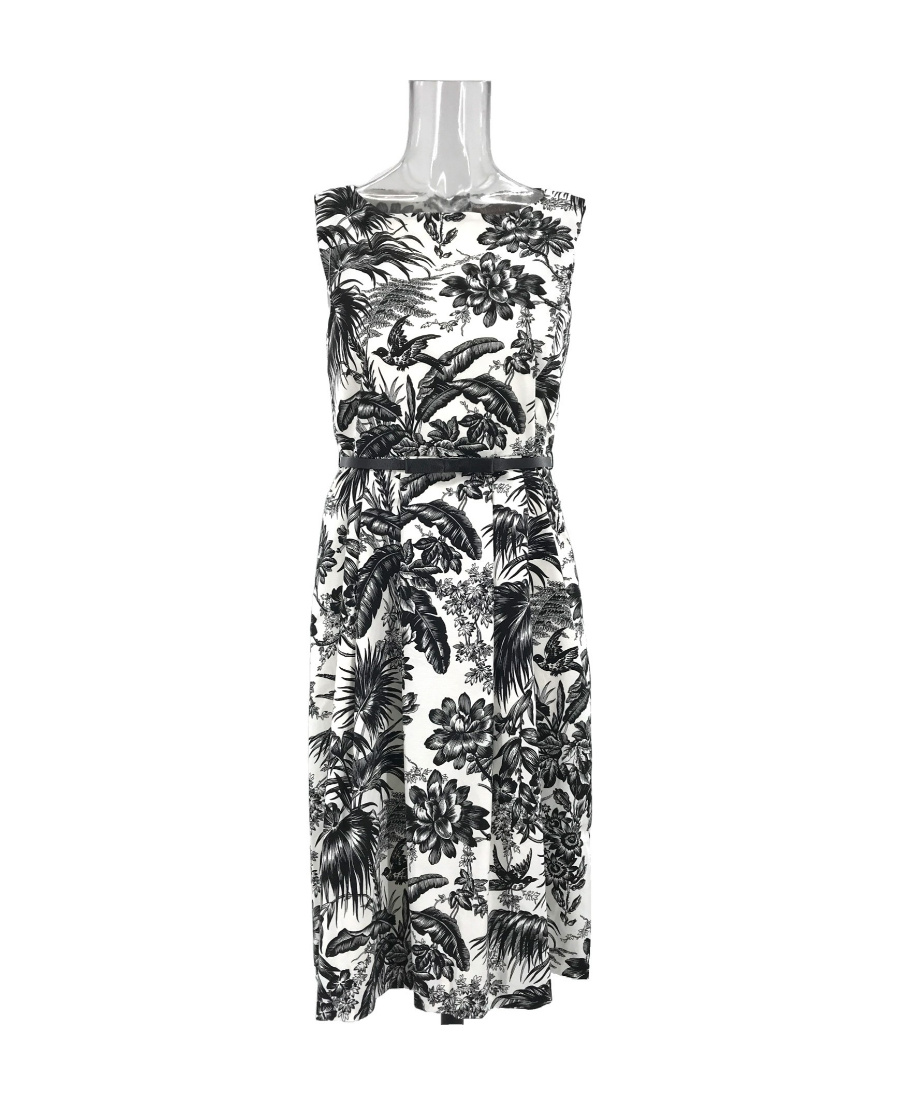Max Mara Sleeveless Dress In Black