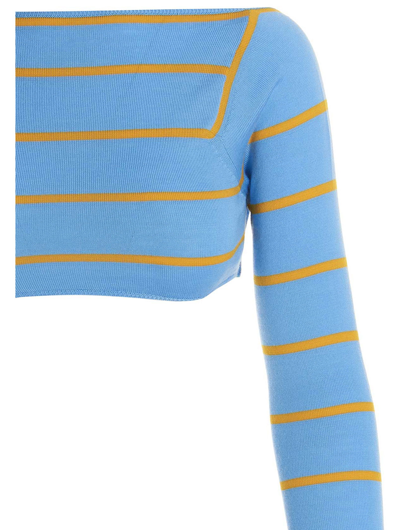 Pucci Long-sleeved Sweater In Blue