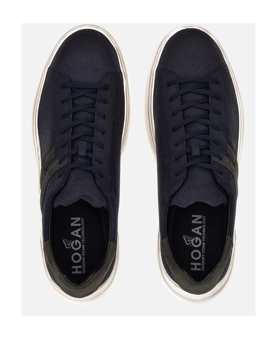 Hogan H580 Low-top Sneakers In Black