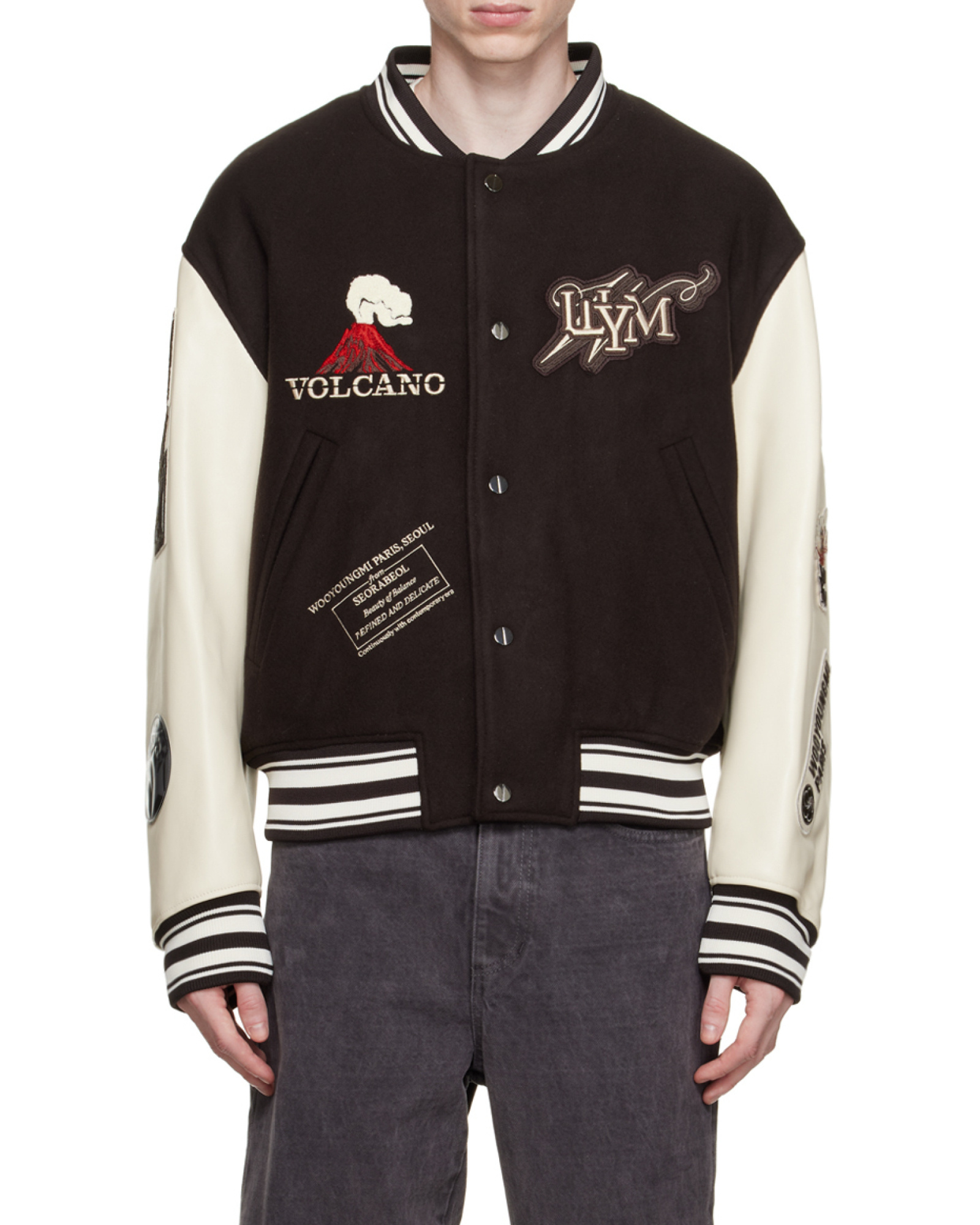 Wooyoungmi Long-sleeved Casual Jacket In Black