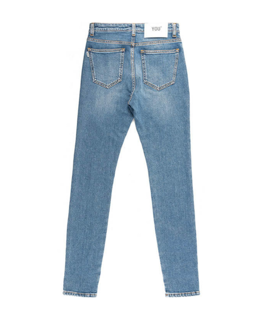 Msgm Straight Jeans In Blue
