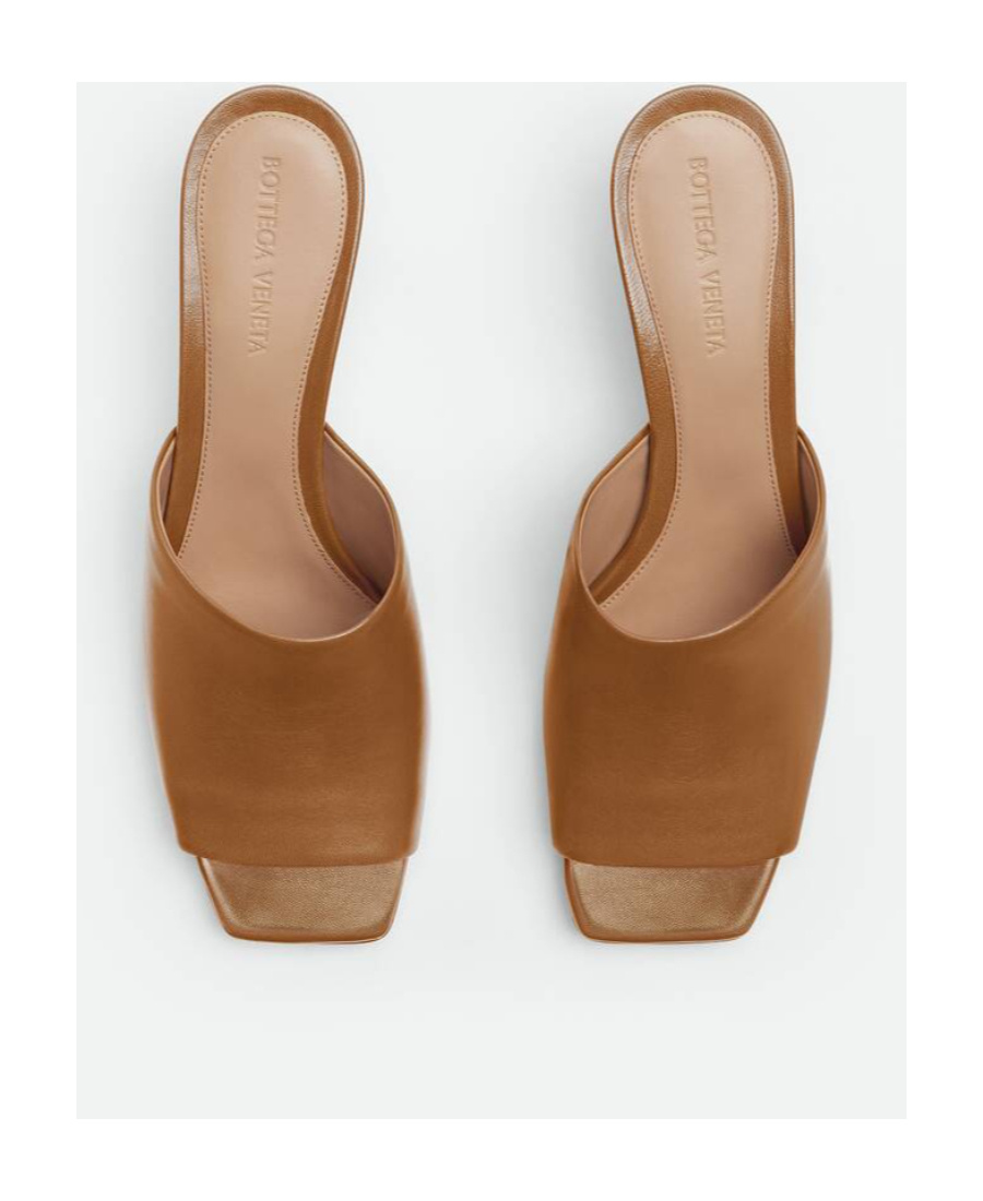Bottega Veneta Knot Leather Mules In Brown