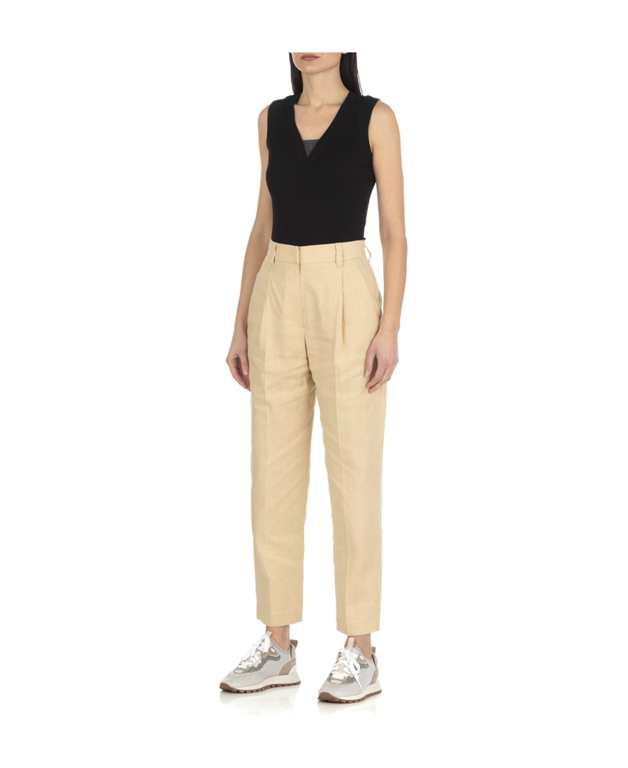 Brunello Cucinelli Monili Chain-embellished Tank Top In Black