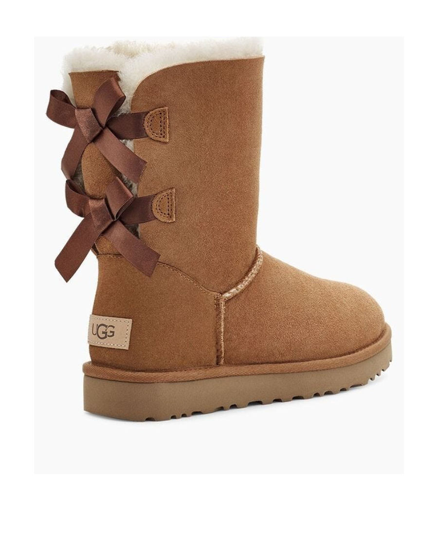 Ugg Logo Boots In Brown