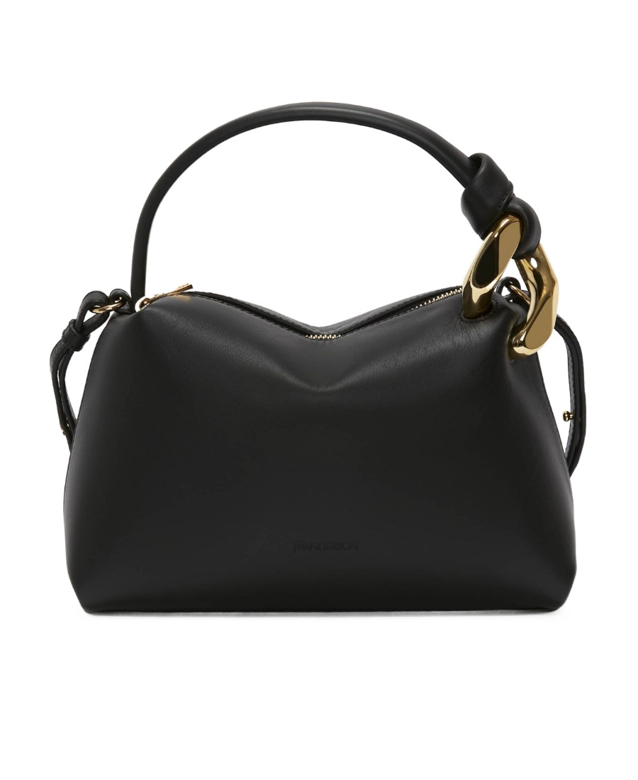Jw Anderson The Jwa Corner Crossbody In Black