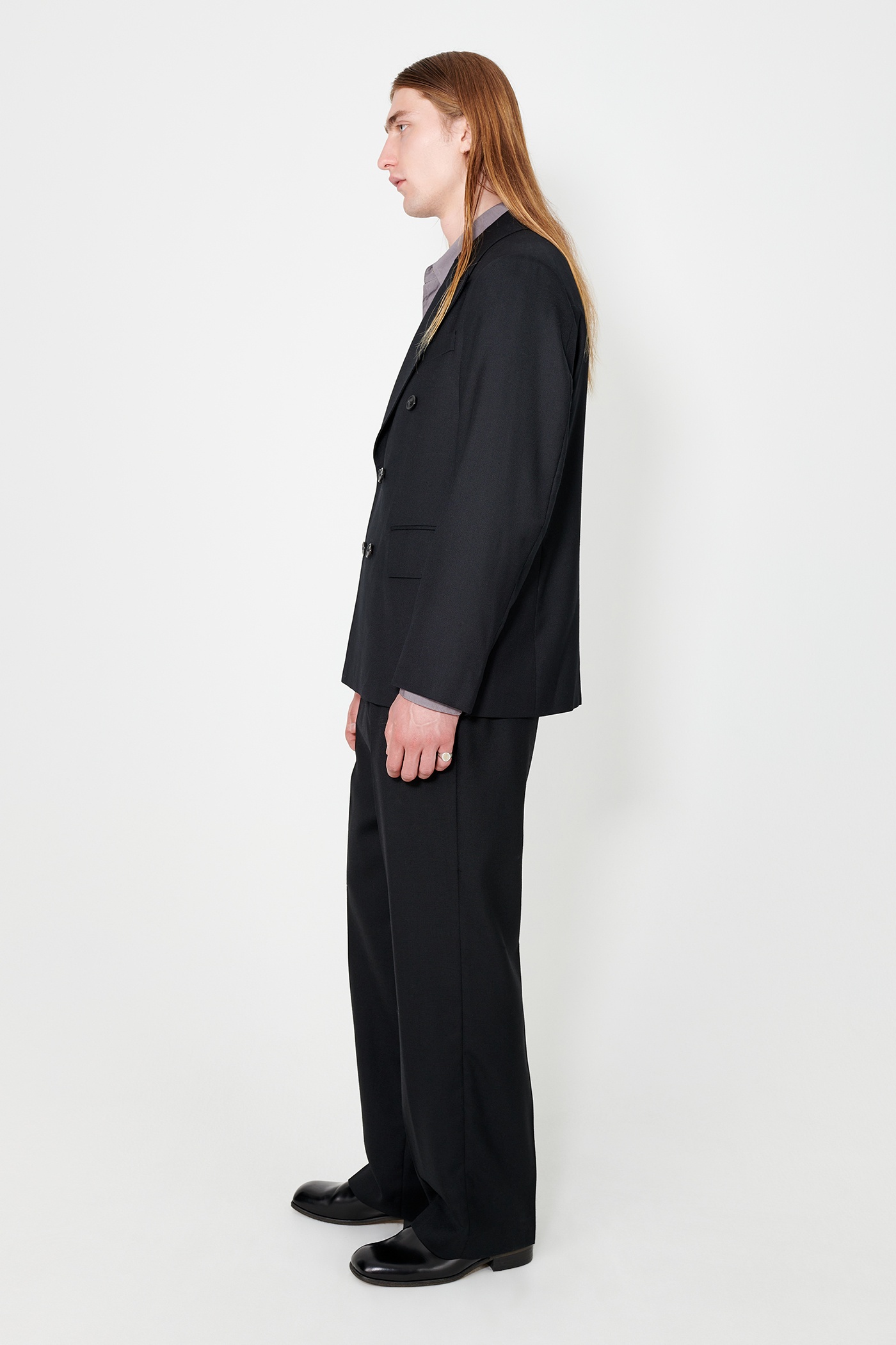 Our Legacy Unconstructed Db Blazer In Black