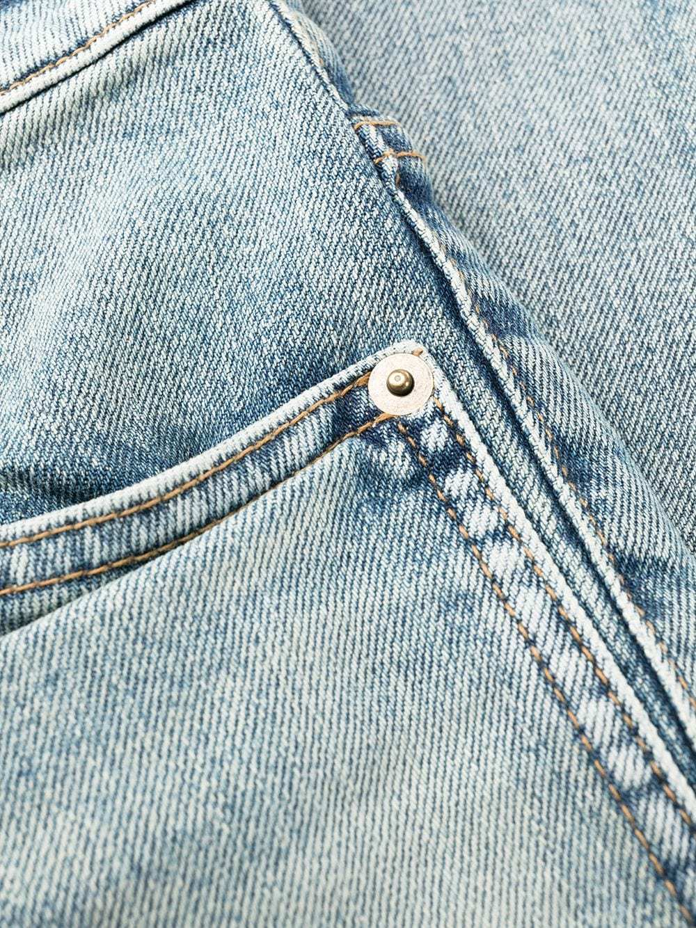 SAINT LAURENT SKINNY FIT LOW RISE JEANS