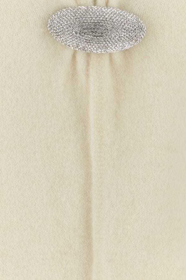 Giuseppe Di Morabito Long-sleeved Knitted Cardigan In Nude