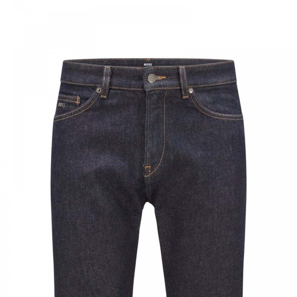 Hugo Boss Straight Jeans In Black