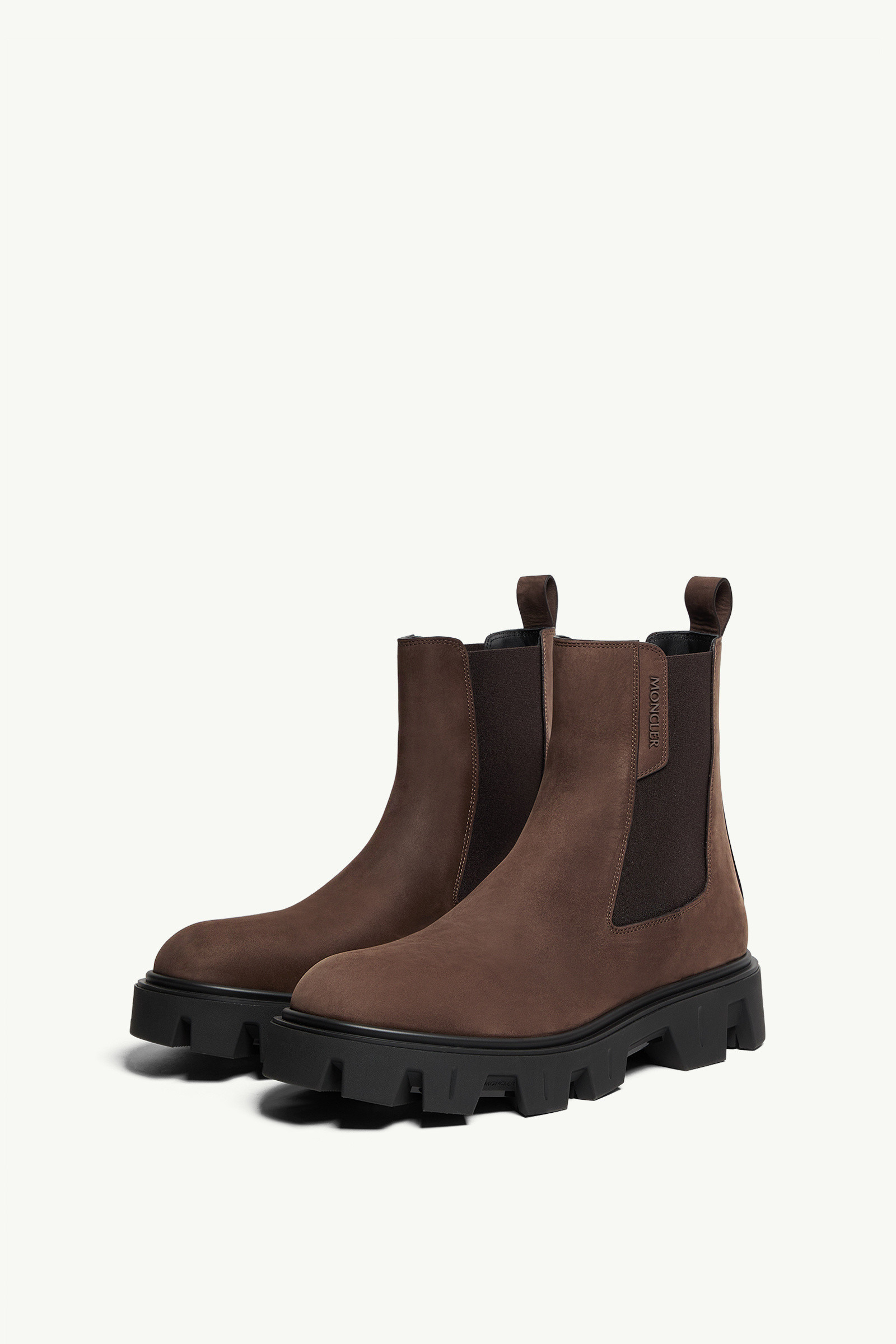 Moncler Peak City Chelsea Ankle Boots Sneakers Brown