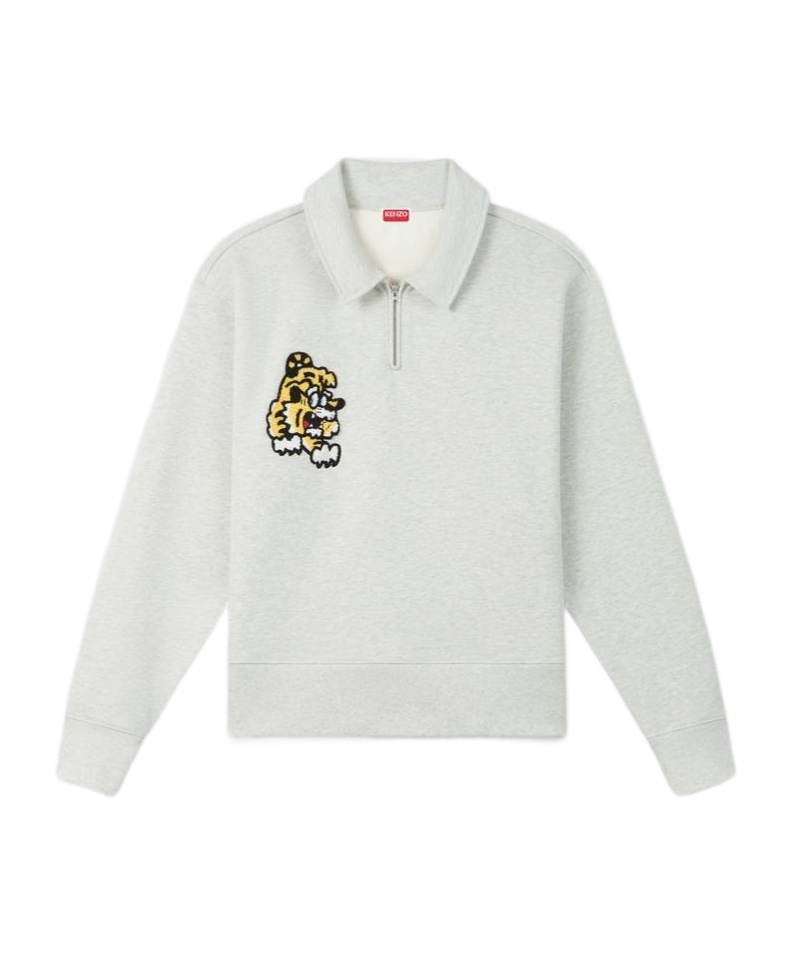 Kenzo Long-sleeved Sweater In White