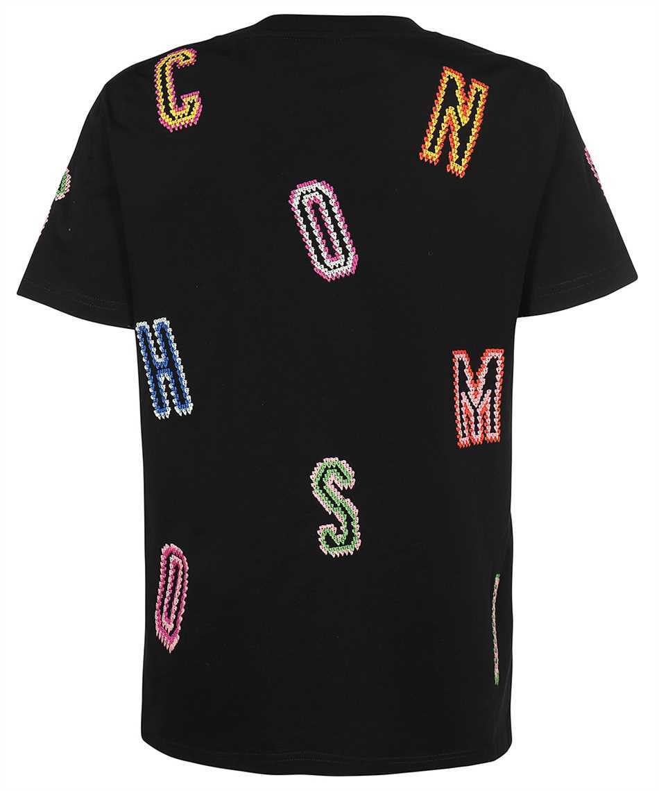 Moschino T-shirt With Round Neck And Short Sleeves In Black