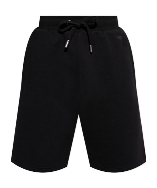 Ami Alexandre Mattiussi Drawstring Shorts In Black