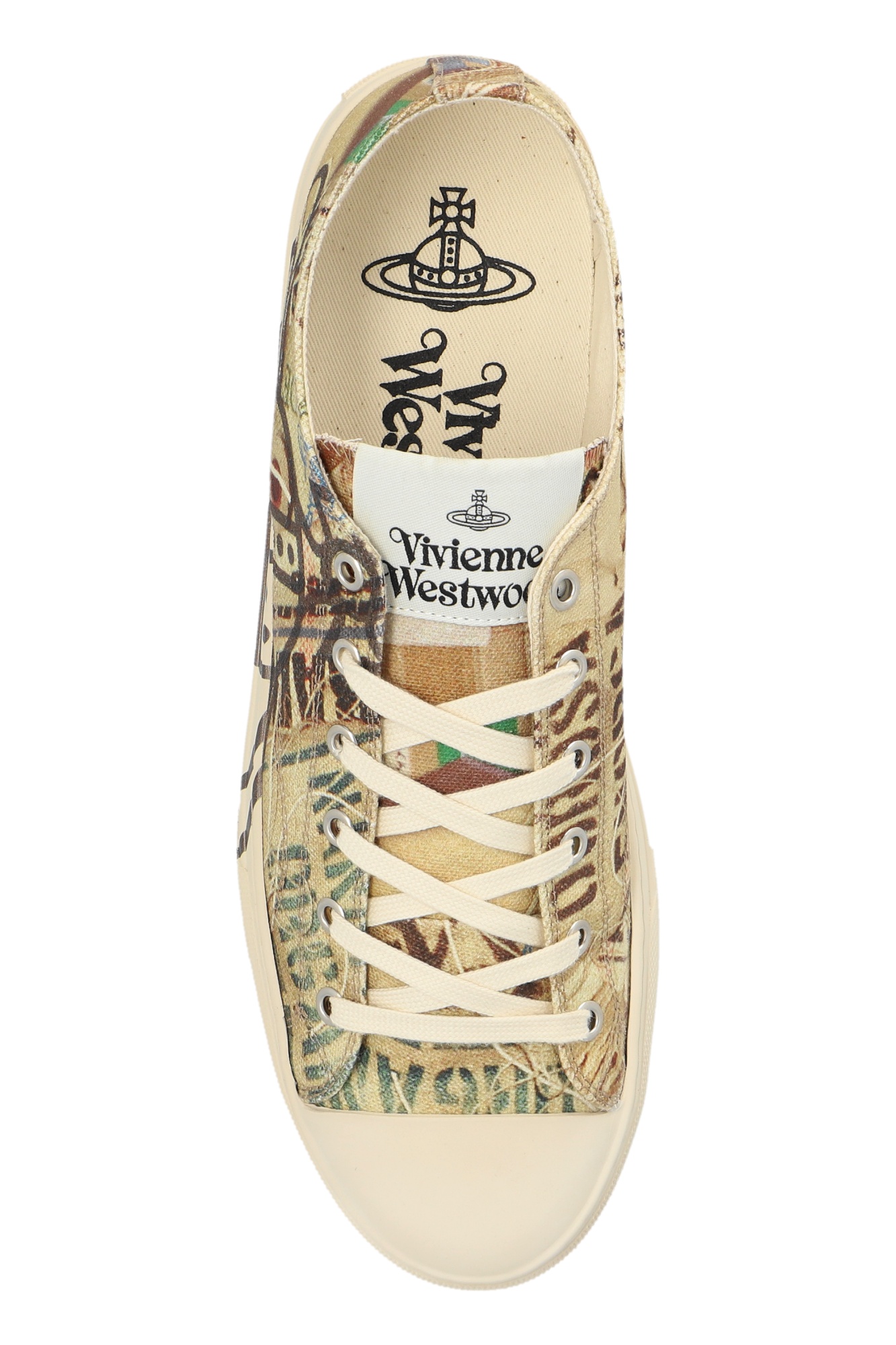 VIVIENNE WESTWOOD LACE-UP LOW-CUT SNEAKERS 