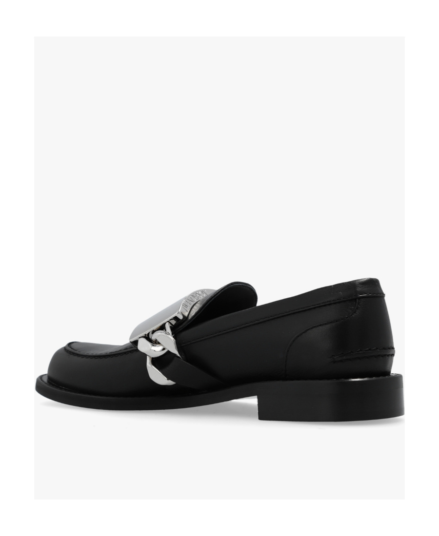 Jw Anderson Chain Leather Loafers - Women's - Calf Leather/rubber In Black