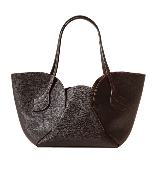 Hereu Small Sepal Shoulder Bag In Black