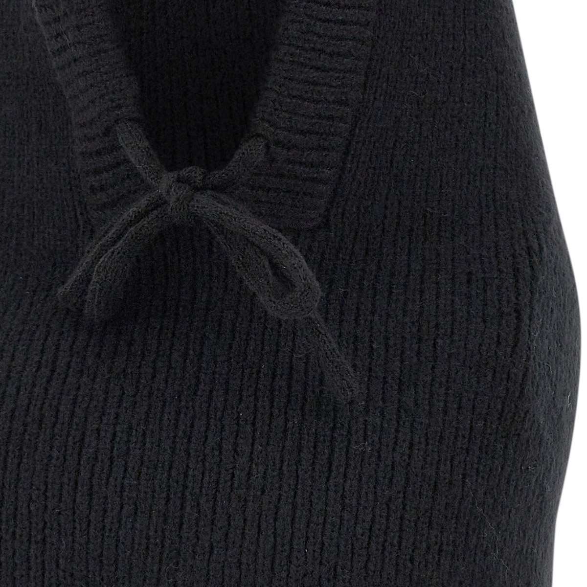 Liu •jo Logo-patch Balaclava In Black
