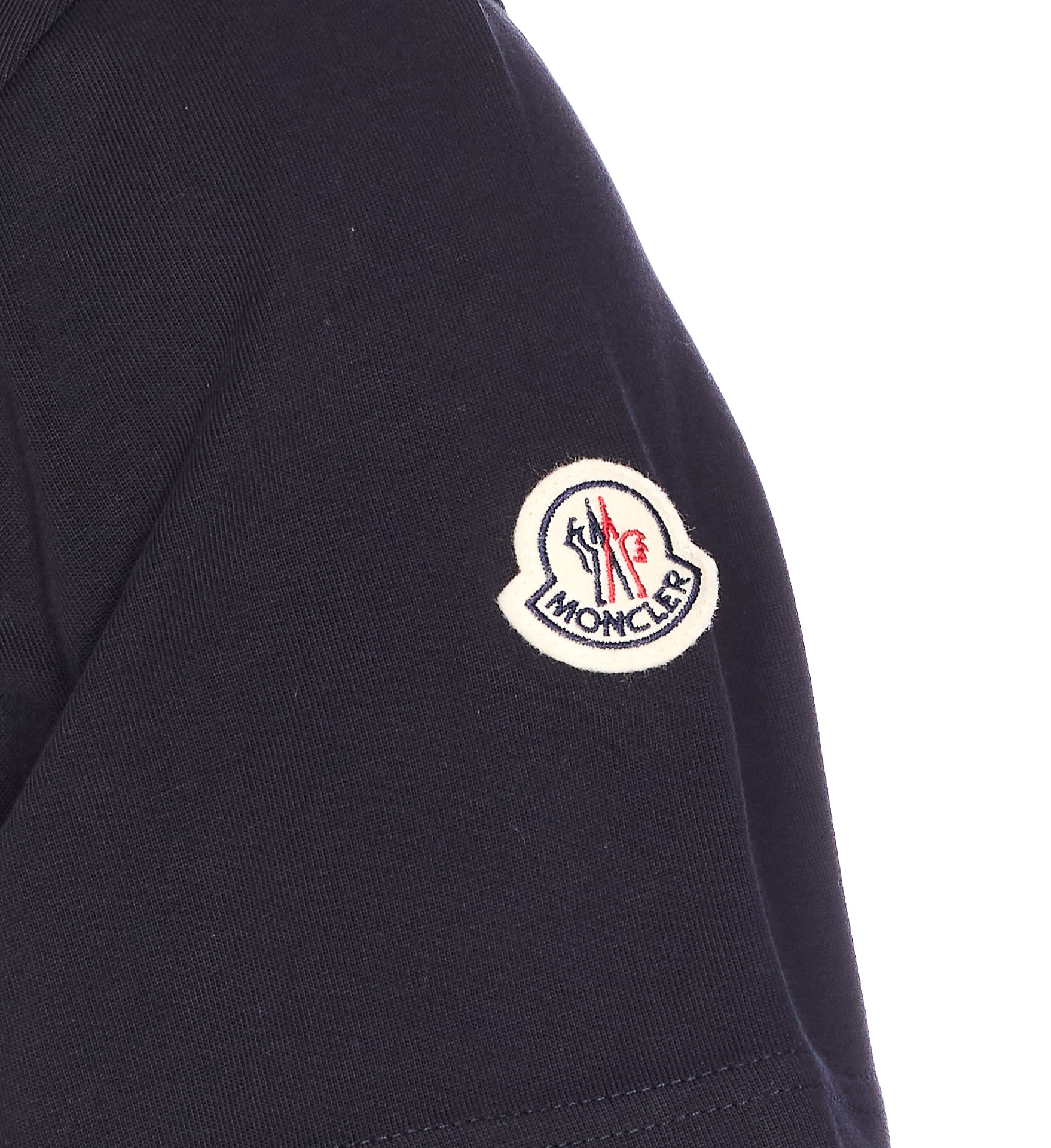 Moncler Logo-printed Cotton T-shirt In Multi