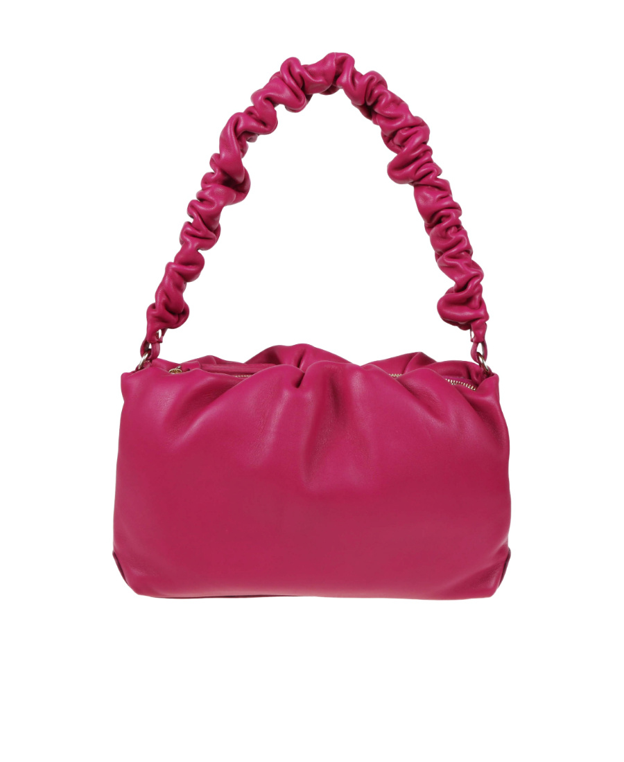 Zanellato Ruched-handle Leather Shoulder Bag In Red