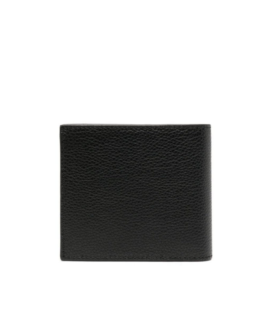 Dsquared2 Logo-debossed Bi-fold Wallet In Black