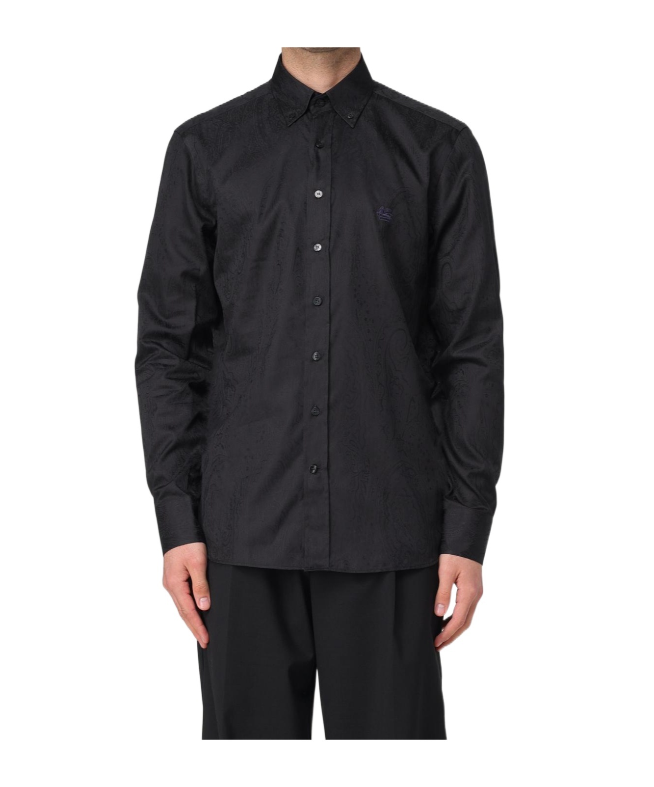 Etro Sweater Men Color Black In Black