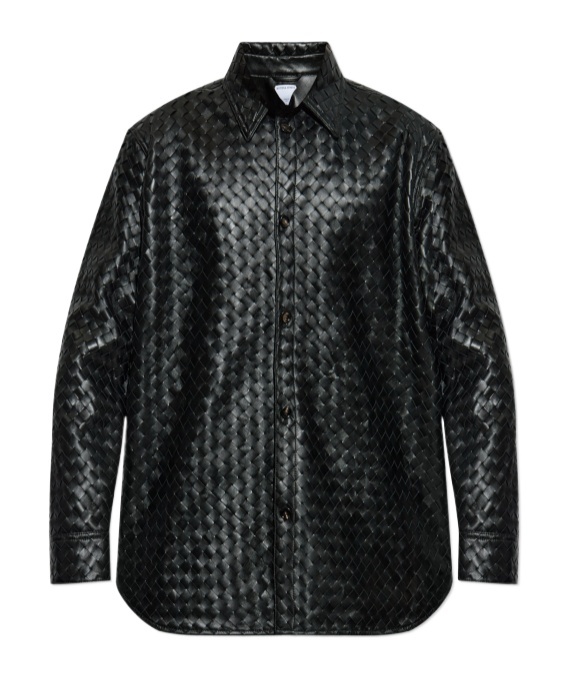Bottega Veneta Long-sleeved Shirt In Black