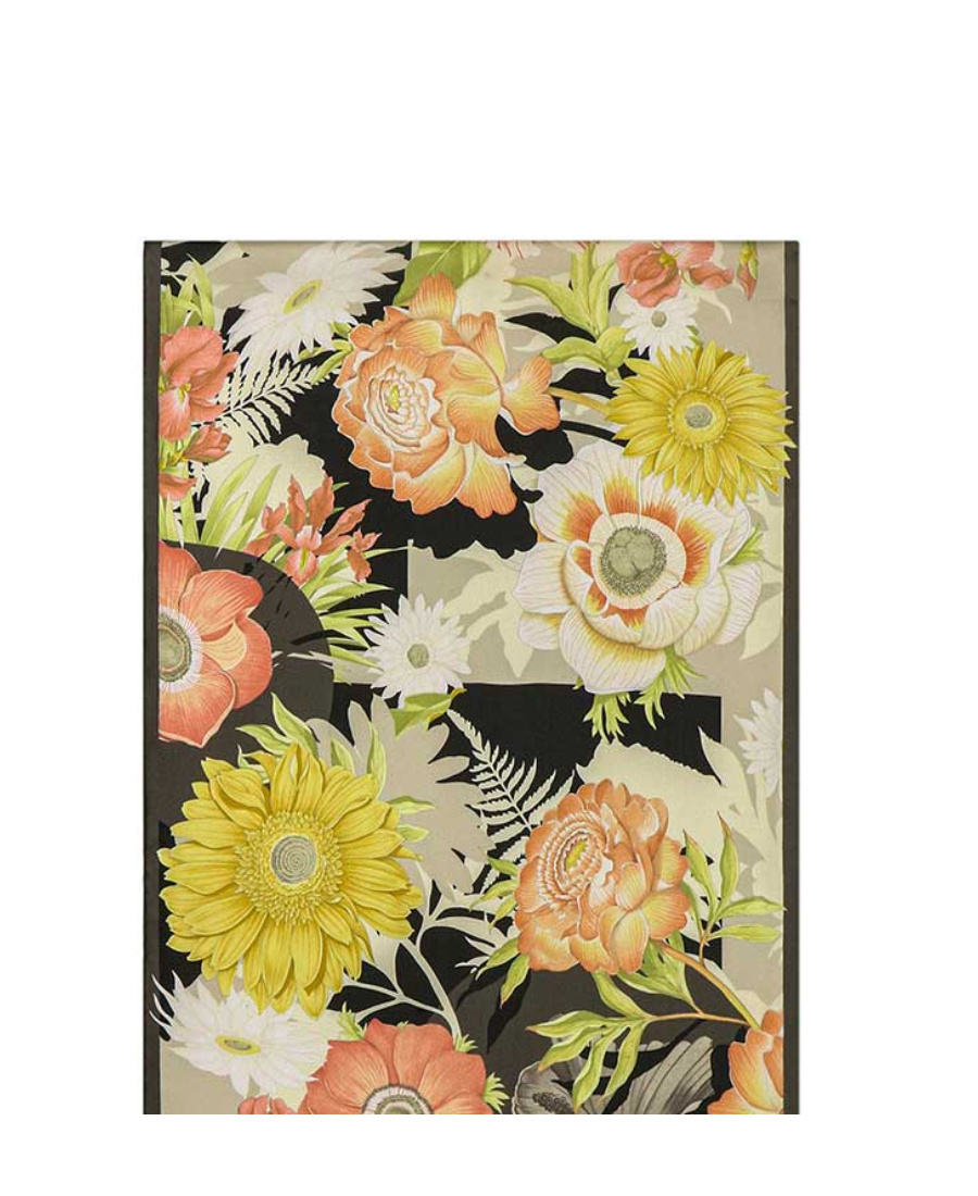 Ferragamo Printed Scarf In Nude