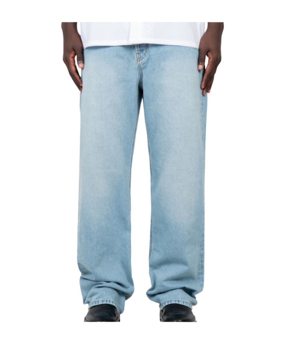 Jacquemus Belt-loop Jeans In Blue