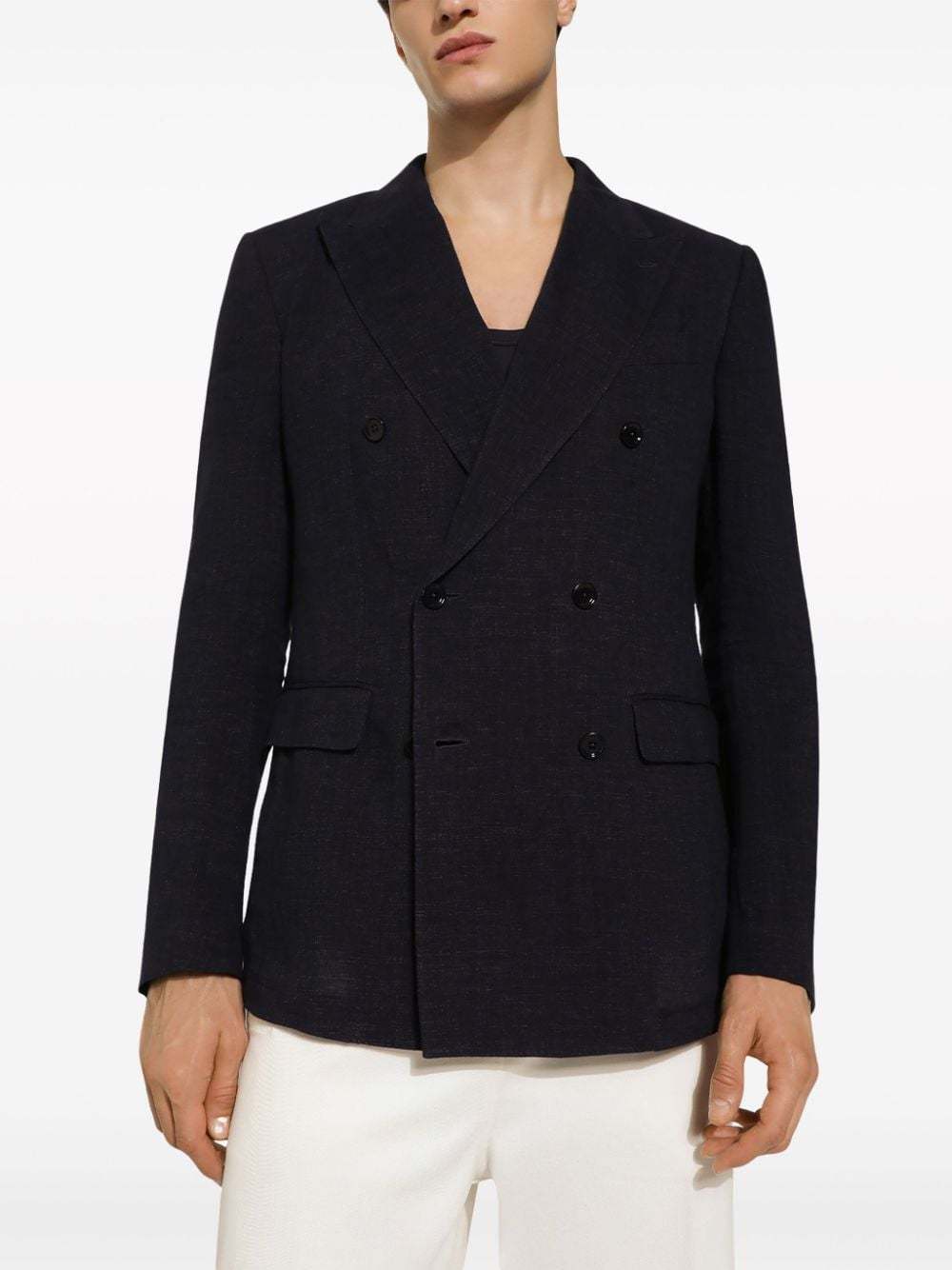 DOLCE & GABBANA DOLCE  GABBANA DOUBLE-BREASTED TAILORED BLAZER