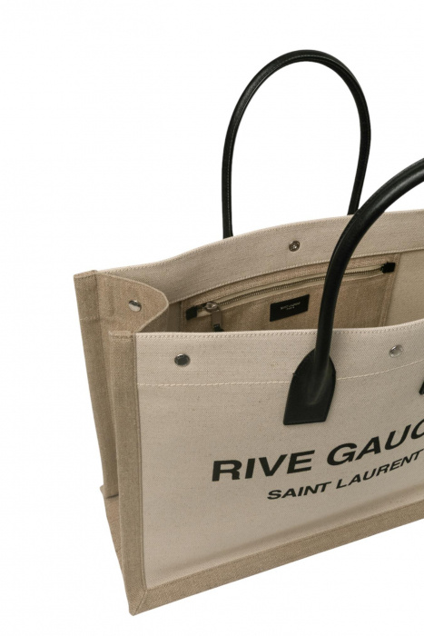 Saint Laurent Rive Gauche Cotton Tote Bag