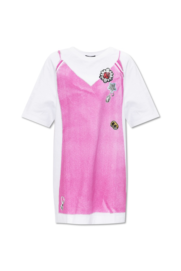 Marc Jacobs Round-neck Dress In White