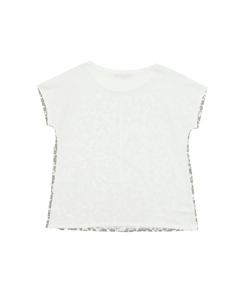 Weekend Max Mara Printed T-shirt With Round Neck In White