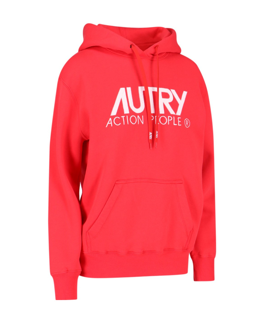 AUTRY LOGO-PRINT DRAWSTRING HOODIE