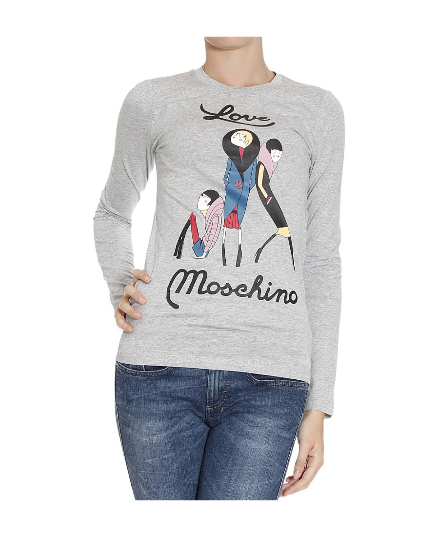 MOSCHINO LOGO DETAIL T-SHIRT