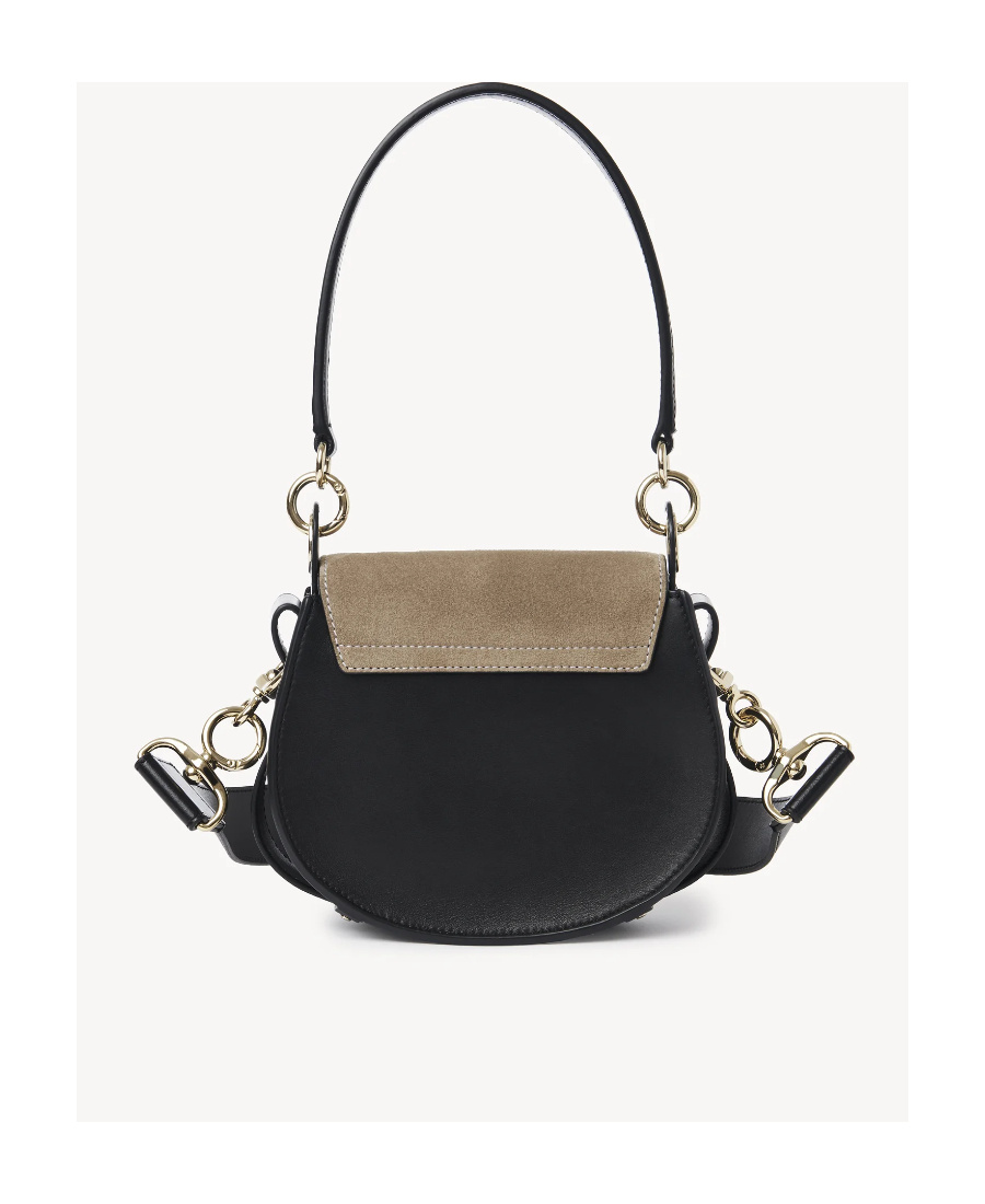 Chloé Tess Small Shoulder Bag In Black