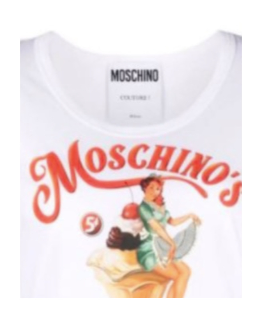 Moschino Camiseta - Blanco In White