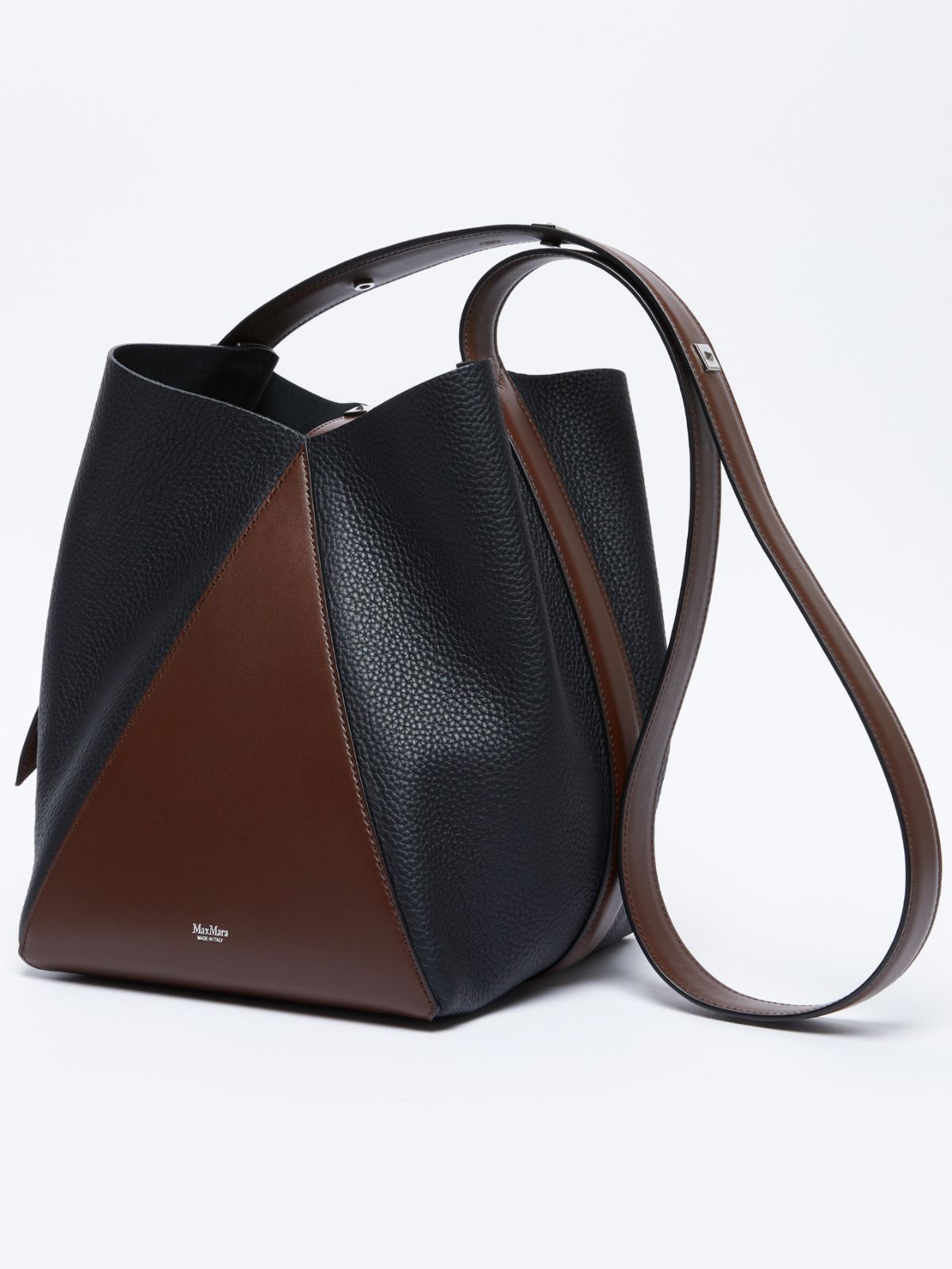 Max Mara Medium Bucket Bag In Brown