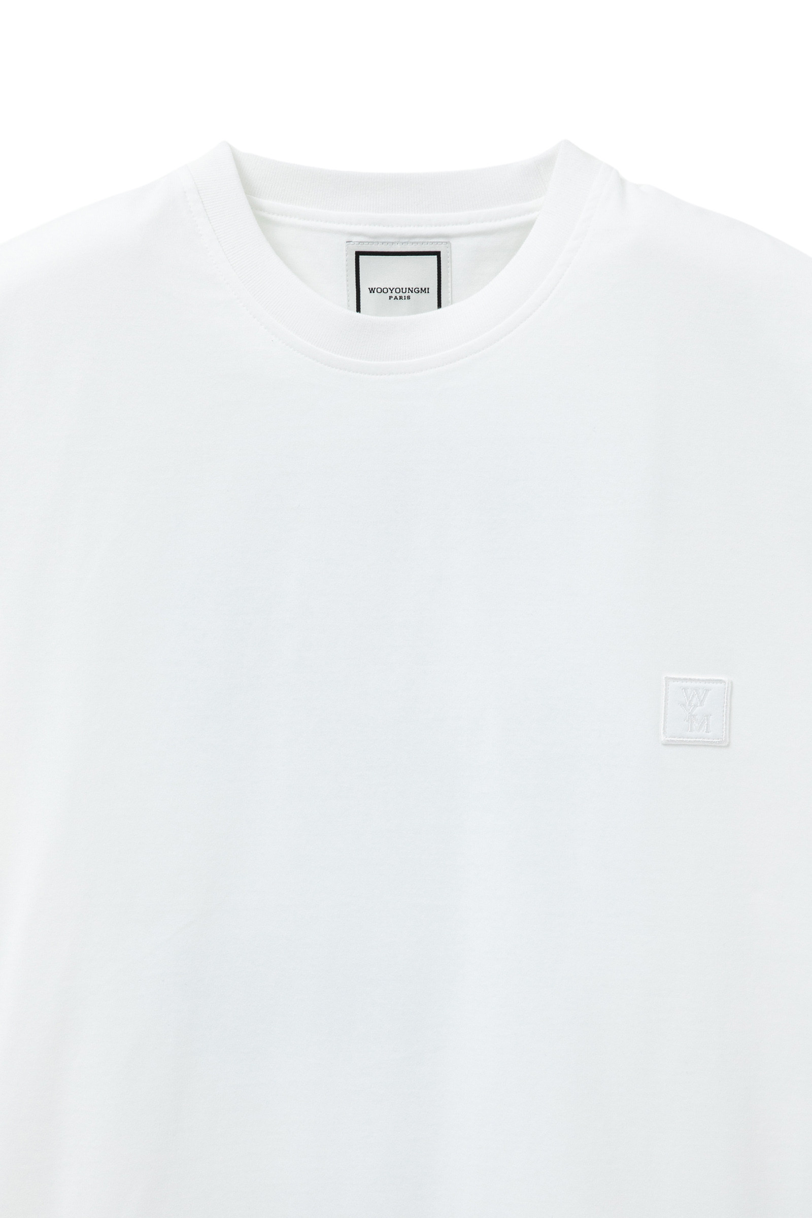 Wooyoungmi Off-white Flower Back Logo T-shirt In White