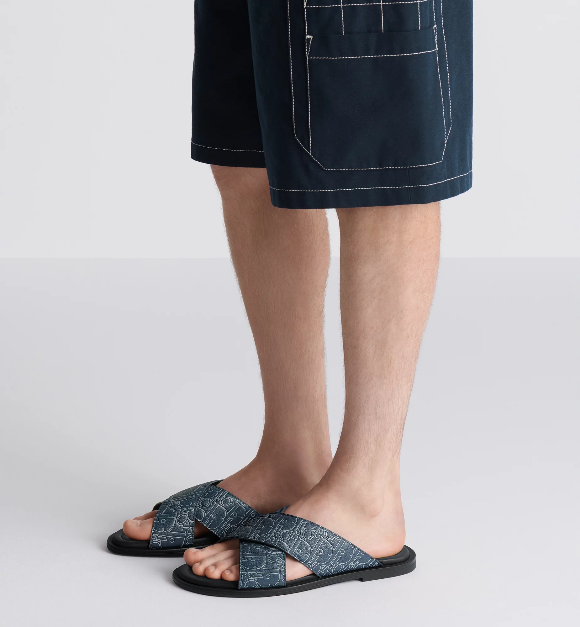 Dior Alias Sandal In Blue