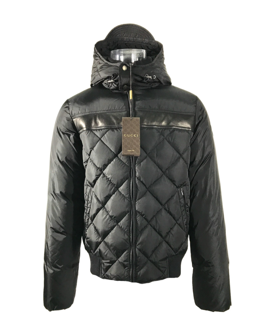 Gucci Logo Casual Jacket In Black
