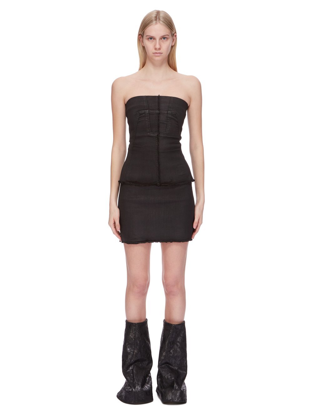 Rick Owens Drkshdw Tube Top In Black