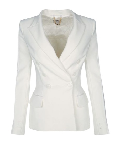 ELISABETTA FRANCHI DOUBLE-BREASTED BLAZER