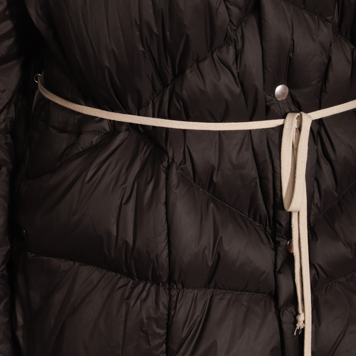 Rick Owens Mens Black Flight Liner Quilted-and-padded Regular-fit Shell-down Jacket In Black