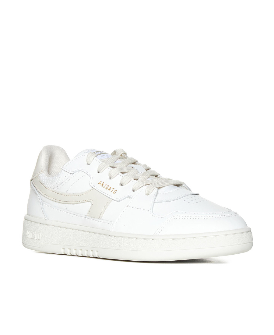 Axel Arigato Dice Stripe Leather Sneakers In White