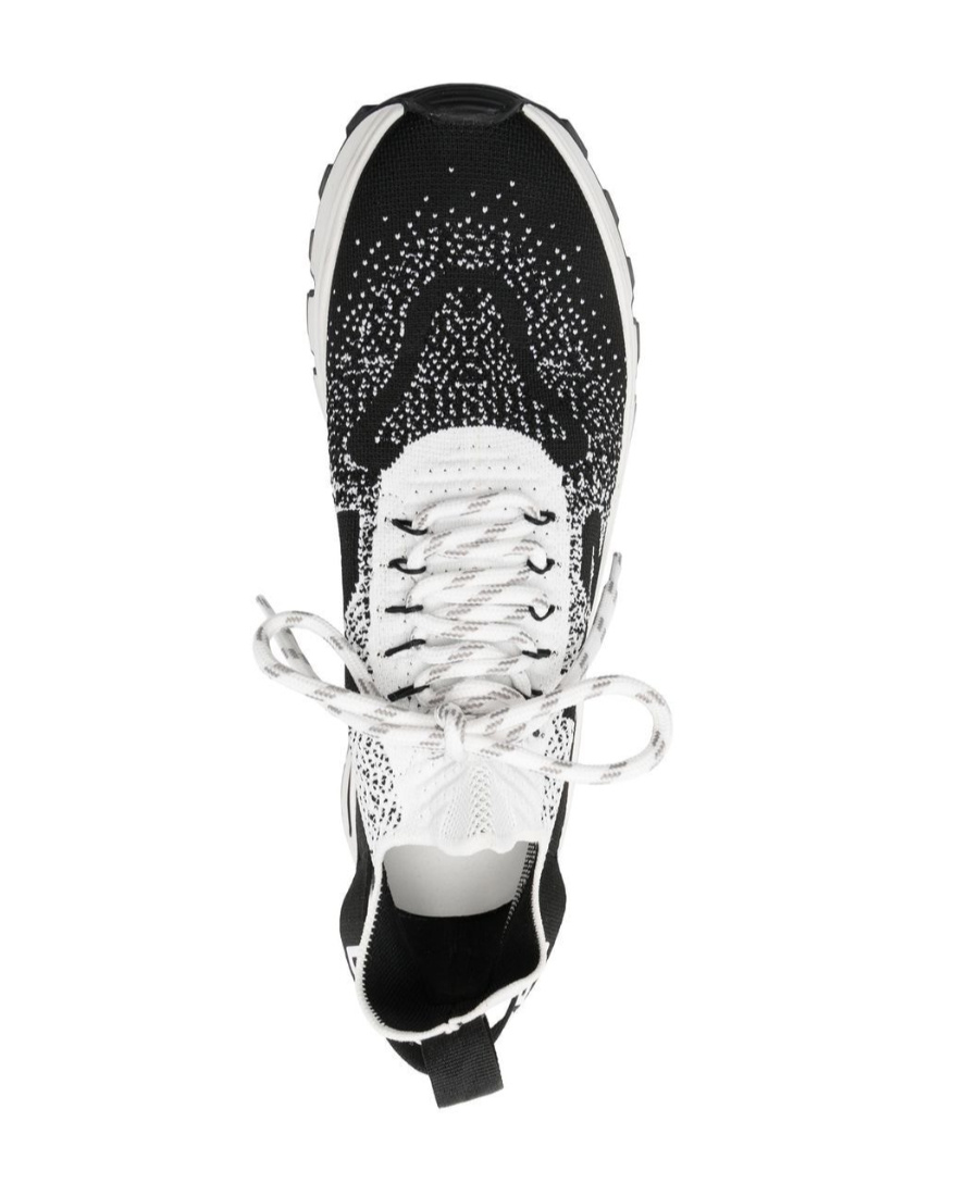 Dsquared2 Knitted-upper Low-top Sneakers In White