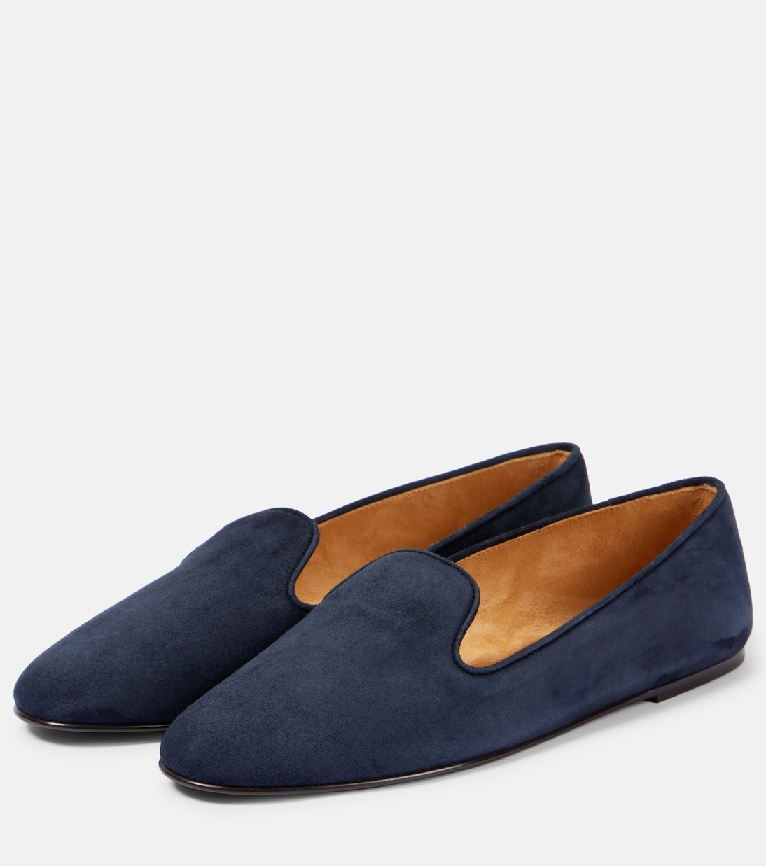 The Row Tippi Slip-on Loafers In Blue